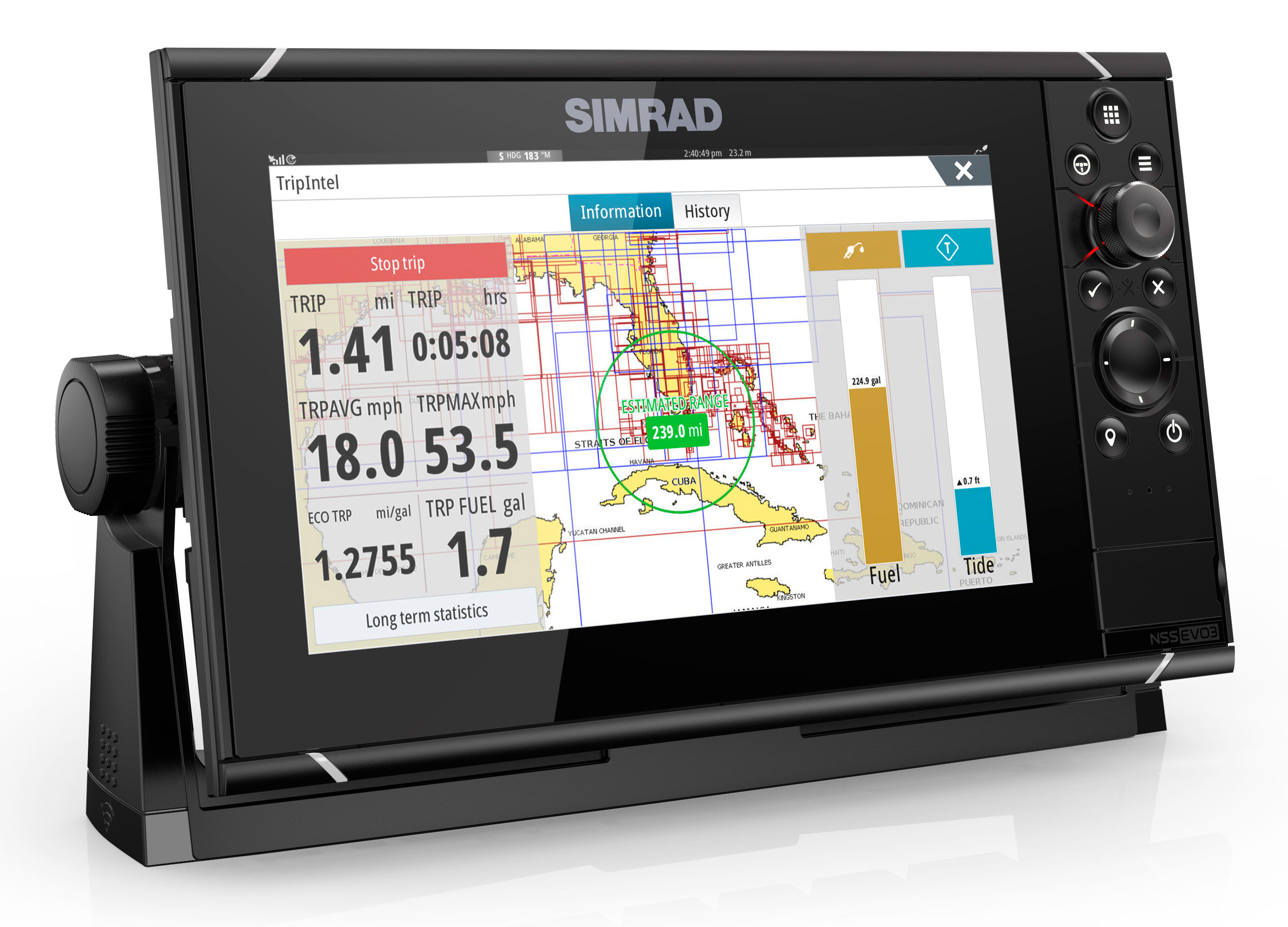 Simrad GPS Plotter Sonda NSS9 evo3 sin Transductor