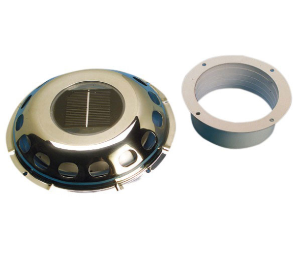 Stainless Steel Ventilator with Solar Cell