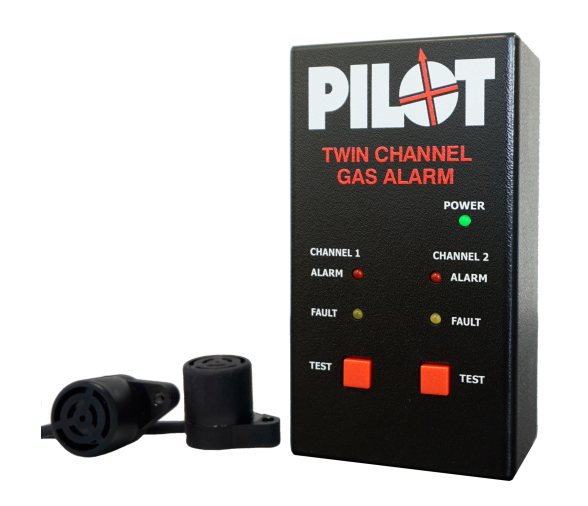 Alarma de Gas Pilot Doble Canal