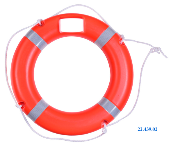 MED  homologated lifefuoy with safety recessed housing
