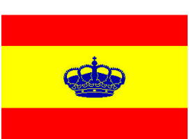 Pegatina Bandera España Actual Ondeante Volumen al Mejor Precio Online