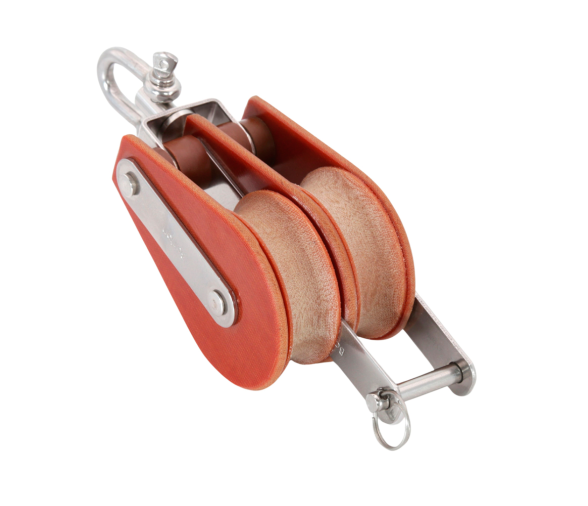 BLOCK WITH SWIVEL Barton Tufnol Double Block with Swivel and Becket