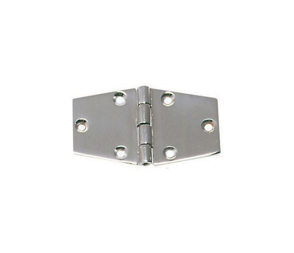 Trapezoidal 92 x 56 mm Stainless Steel Hinge