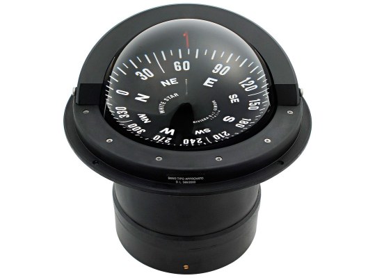 Brújula empotrada Riviera para cuadro de instrumentos de 6" Brújula empotrada Riviera para cuadro de instrumentos de 6"