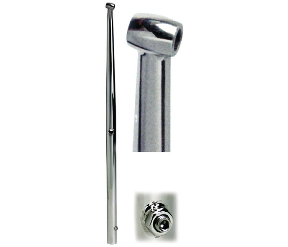 Stanchion Stainless steel 60 degree T with screw