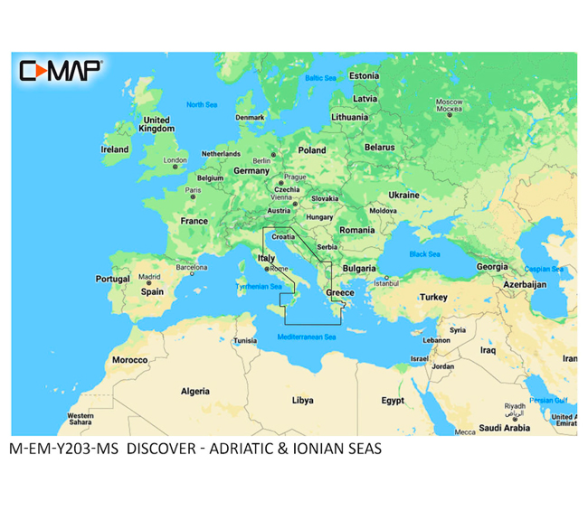 Cartografia C-MAP Discover