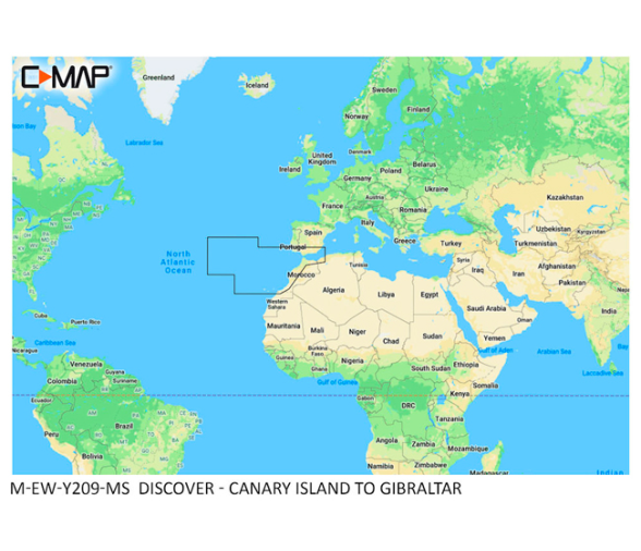 Cartografia C-MAP Discover