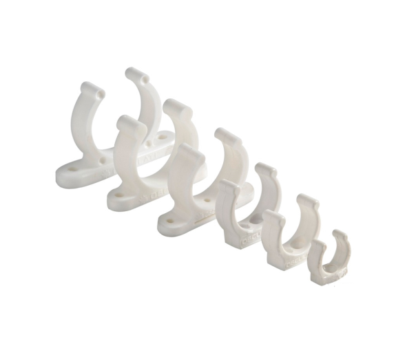 Heavy Duty White Plastic Clip