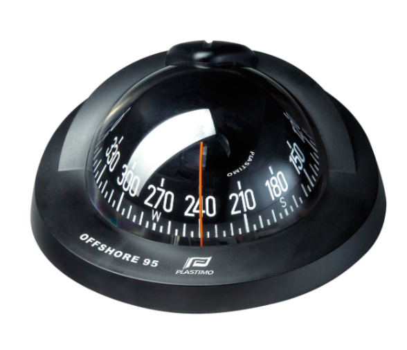 Offshore 95 Black Compass for Flushmount