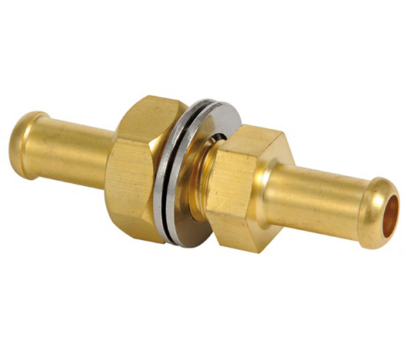 Fuel connection brass