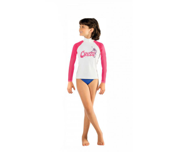 Cressi Camiseta Rash Guard Manga Larga Niña