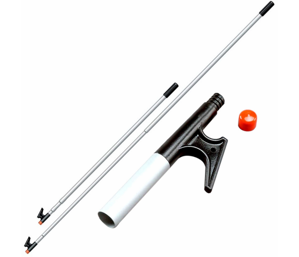 Telescoping 3-section Boat Hook, 38 in. to 8 ft long (100 to 240 cm)