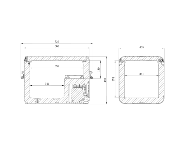 Dometic CFX3 55 Portable Compressor Fridge and Freezer 55L