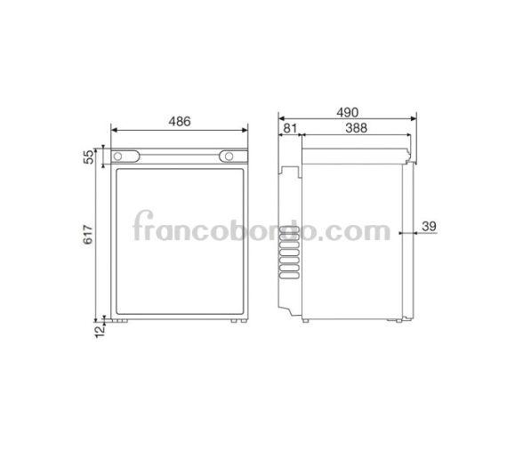 Dometic Frigorifico de Absorcion Combicool RF 62