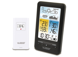 Compact radio-controlled weather station