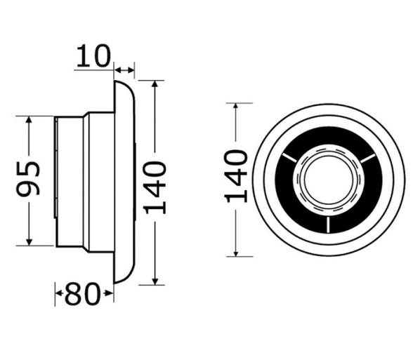 Foco de Luz LED con Extractor