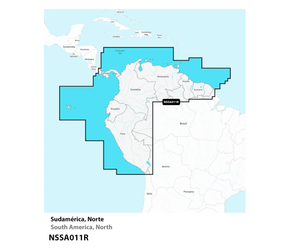 Garmin Navionics+ Regular South America Cartography