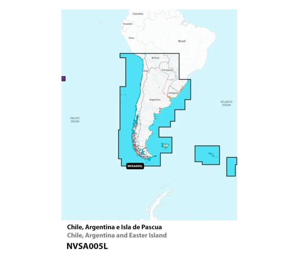 Garmin Cartografía Navionics+ Vision Large Sudamérica