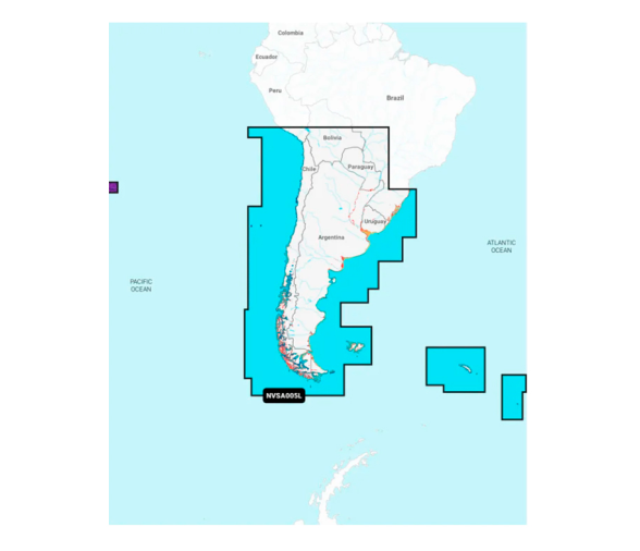 Garmin Cartografía Navionics+ Vision Large Sudamérica