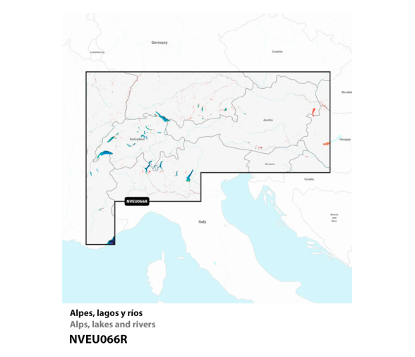 Garmin Navionics+ Regular Vision South Europe Cartography