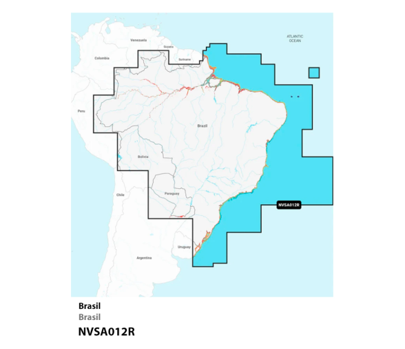 Garmin Cartografía Navionics+ Vision Regular Sudamérica