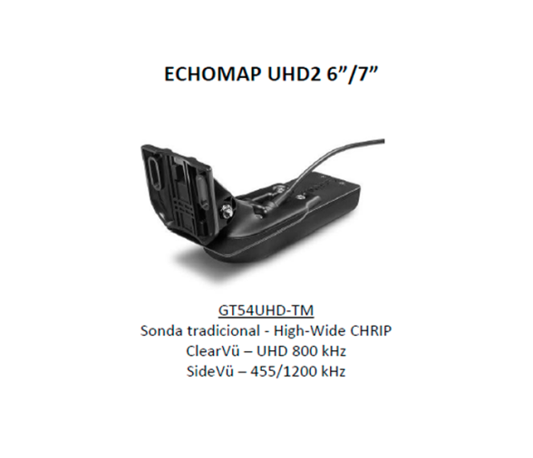 Garmin 7" ECHOMAP UHD2 Chartplotters, 72sv  with Transducer GT54