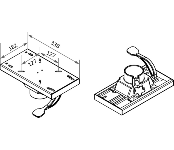 Guia Deslizante Giratoria para Asiento