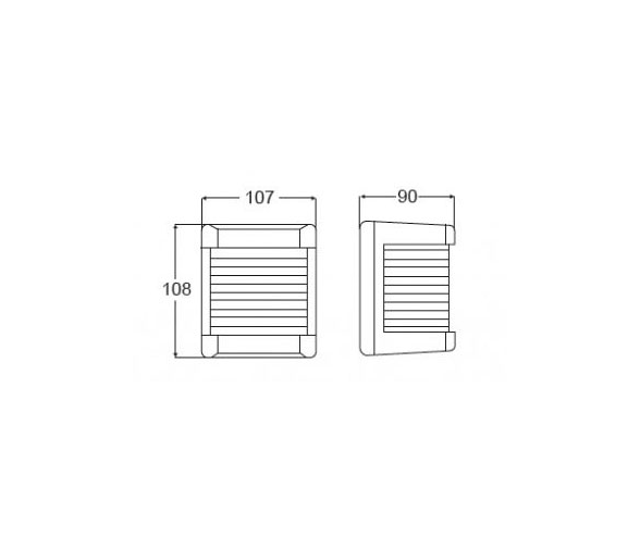 Hella Marine Luz Posicion Estribor 2 Millas Carcasa Blanca 25W