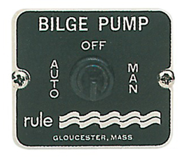 Bilge pump switch 3 position