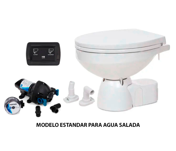 Jabsco Quiet Flush E2 Regular Saltwater Toilet