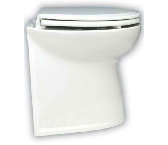 Jabsco Deluxe Straight Flush WC Toilet 17" 12V Salt Water