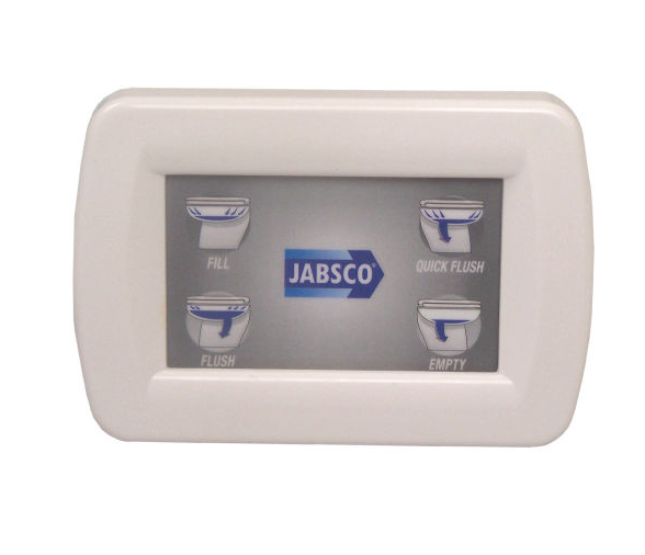 Jabsco Inodoro WC Deluxe Flush Recto 17" 12V Agua Salada