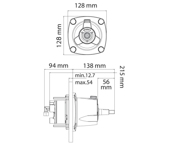 Ultraflex Kit Direccion Hidraulica UC81-OBF hasta 115 CV