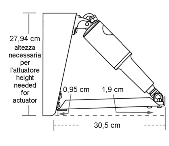 Lenco Kit Flaps Edge 12 V