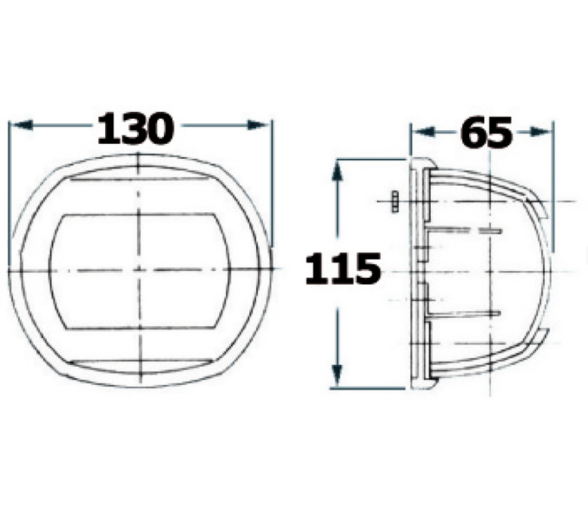 Luces de Navegación 12V hasta 20 m Acero Inoxidable