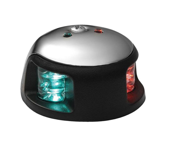 LED Red-Green Stainless Steel Bow Light