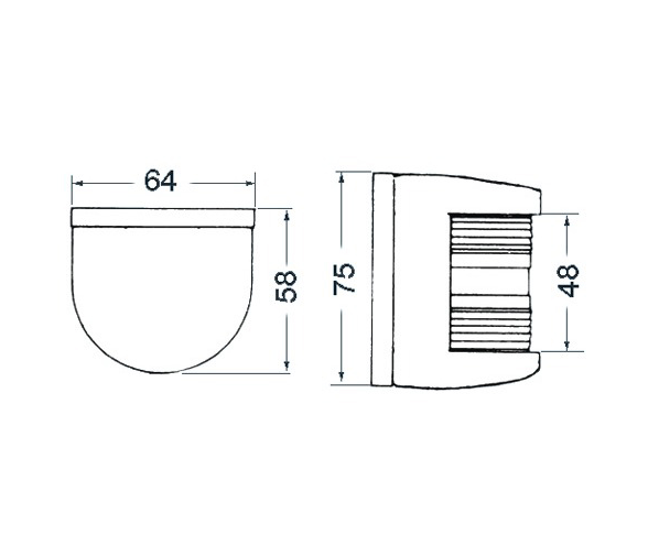 Luz de Navegacion Proa Utility 77