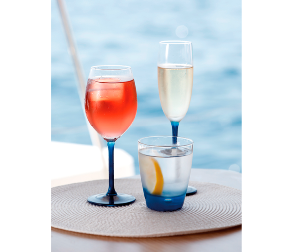 Marine Business Blue Wine Party Cup 6 pieces