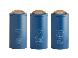 Marine Business Menorca Big Kitchen Jars - 3 pcs Blue