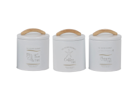 Marine Business Menorca Small Kitchen Jars - 3 pcs White