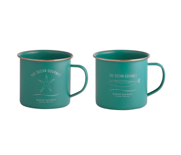 Marine Business Menorca Mug Turquoise Set 2 ud