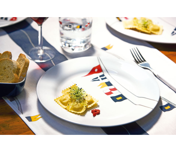Marine Business Non-Slip Dinner Plate Regata 6 Un.