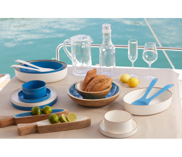 Marine Business Maldivas Plato Postre 6 ud Azul