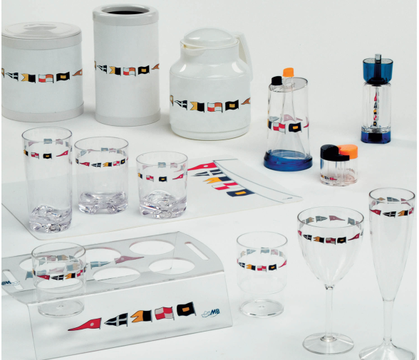 Marine Business Set de 12 Vasos Apilables Regata 12 Un.