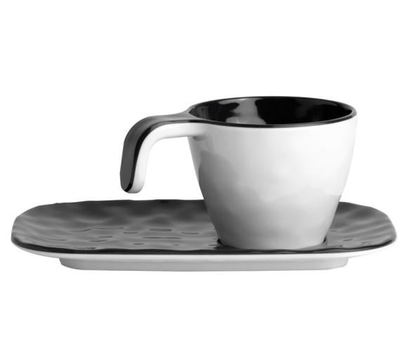 Marine Business Taza de Espresso Negra 6 unidades