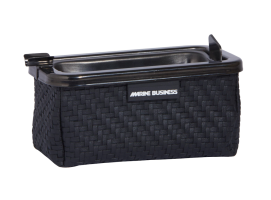 Marine Business Windproof Cenicero Rectangular Rattan Negro