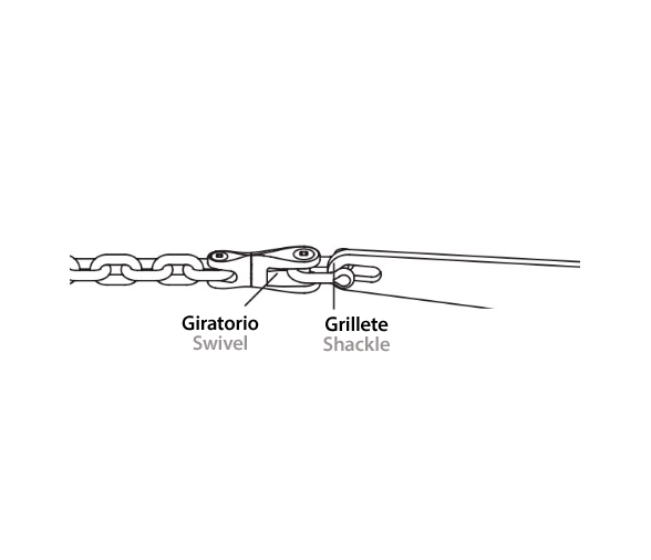 Maxwell Conector Ancla-Cadena