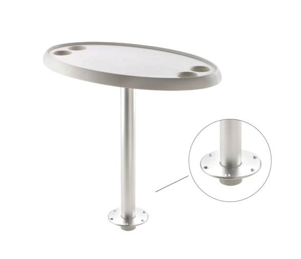 Oval Table, Removable Foot with Base