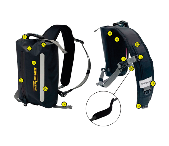 Over Board Pro-Light Waterproof Sling Bag - Large