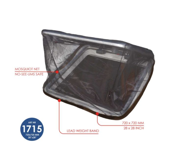 Mosquito net Throw over for hatches – large 1715